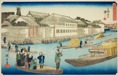 te yoroi phe ry (I i rustning), fra te serie s af Utagawa Hiroshige