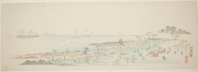 View of Goten Hill (Gotenyama no zu), fra serien "Thirteen Views of the Environs of Edo" af Utagawa Hiroshige