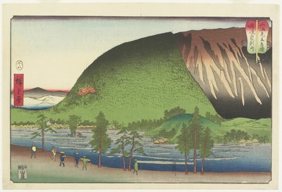Zo_zu Mountain in Sanuki Provinces, August 1857 af Utagawa Hiroshige