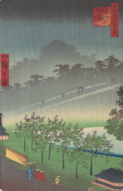 Leela Akasaka rumoliesystem, ikke? 1859. af Utagawa Hiroshige II