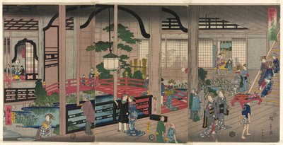 Intelligente mennesker Yokohama af Utagawa Hiroshige II
