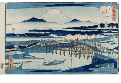 Nihonbashi fra serien Famous Place of the Eastern Capital af Utagawa II Hiroshige