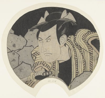 Skuespiller med sværd af Utagawa Kunimasa