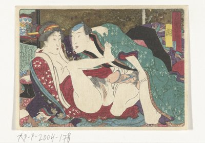 Tokaidos sted Den erotiske vej til hovedstaden (serietitel) af Utagawa Kunisada (I) (attributed to)