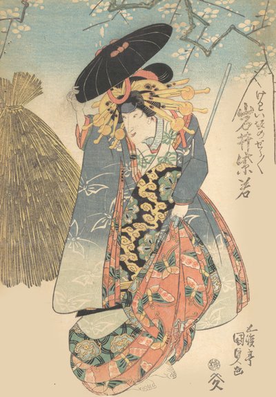 Tryk, 1800-tallet., 1800-tallet. af Utagawa Kunisada