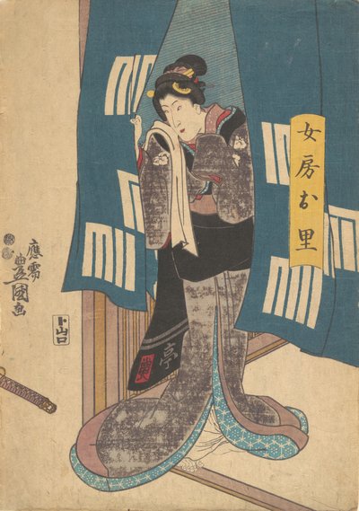 Tryk, 1800-tallet., 1800-tallet. af Utagawa Kunisada