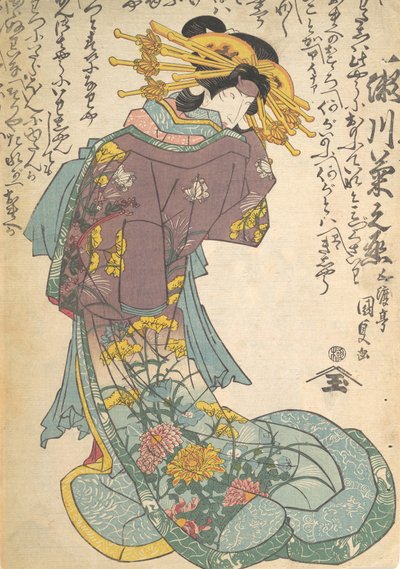 Tryk, 1800-tallet., 1800-tallet. af Utagawa Kunisada