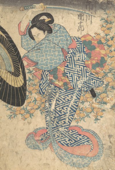 Tryk, 1800-tallet., 1800-tallet. af Utagawa Kunisada