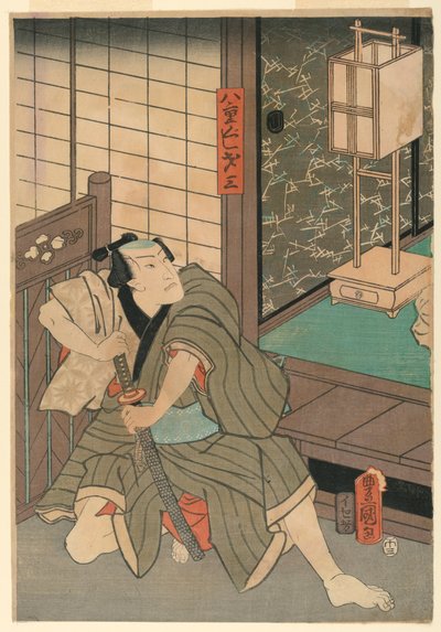 Skuespilleren Yae Misazo af Utagawa Kunisada