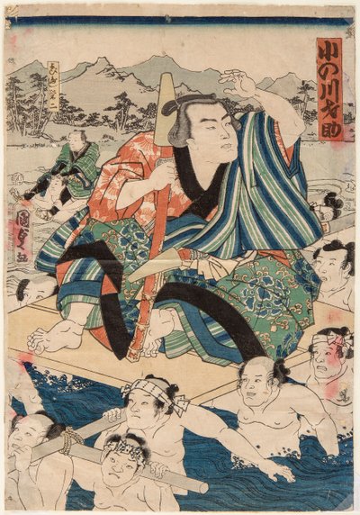 Saisuke Onogawa. Utagawa Kunisada er god (1823-1880) af Utagawa Kunisada II