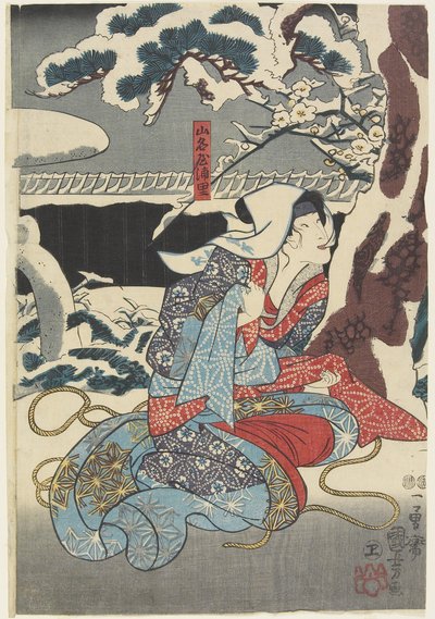 (Yamana og Urasato), 1847-1852 af Utagawa Kuniyoshi