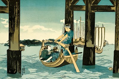 Bådture af Utagawa Kuniyoshi