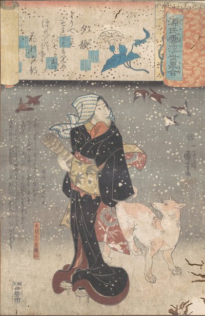 Aftenansigter, ca. 1845-46. af Utagawa Kuniyoshi