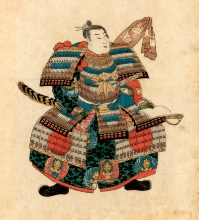 Japan sover japansk rord Minamoto no Yoritomo, 1845. af Utagawa Kuniyoshi