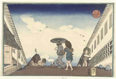 Kasumigaseki (titel på objekt) Berømte steder i den østlige hovedstad (serietitel) Toto meisho (serietitel på objekt) af Utagawa Kuniyoshi