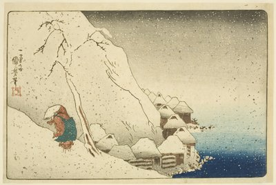 Nichiren member tee S w at Tsukahara sound Sado doctor sand (forskel sh? Tsukahara setch?) af Utagawa Kuniyoshi