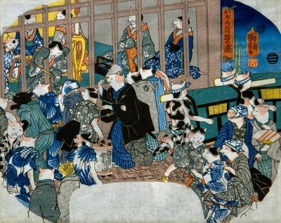 Bleg måne af Utagawa Kuniyoshi