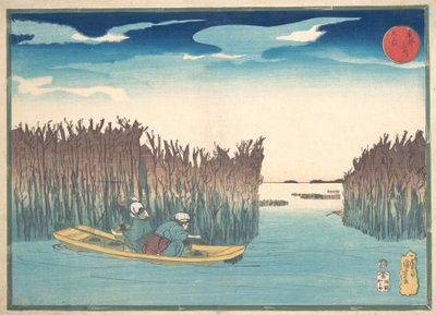 Tangsamlere i Omori, 1797-1861. af Utagawa Kuniyoshi