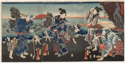 Solopgang ved Futami Bay af Utagawa Kuniyoshi