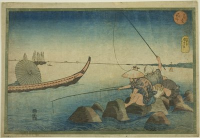 Teppozu, fra serien "Famous Places in the Eastern Capital (Toto meisho)" af Utagawa Kuniyoshi