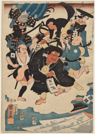Den mærkelige forekomst af Ukiyo Matahei og hans berømte malerier af Utagawa Kuniyoshi