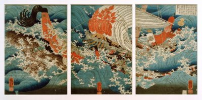 Yojibeis offer af Utagawa Kuniyoshi