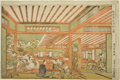 Underholdning med snevisning, ca. 1771 af Utagawa Toyoharu