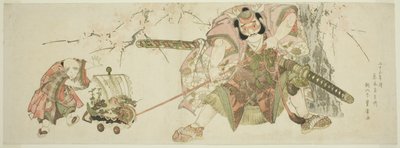 tefe s område ku s og m af f Asahina Neji Nue d ved selvfinansiering i ti-tre år af Utagawa Toyohiro