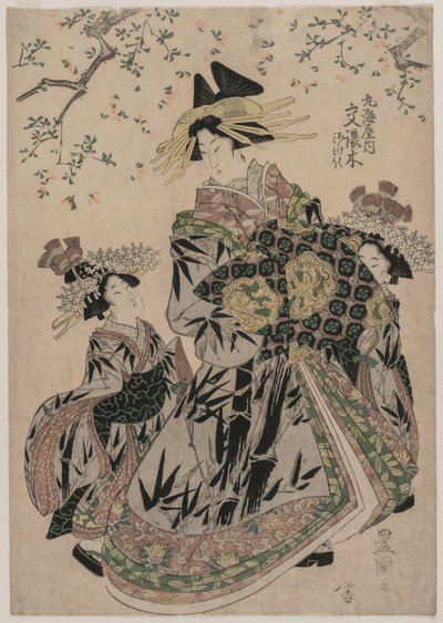 te te te te san katakoshigi (?) af runde rejer og med skaldet stegt er en plan d grøn af Utagawa Toyokuni
