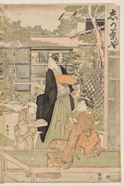 Shika tehuset af Utagawa Toyokuni