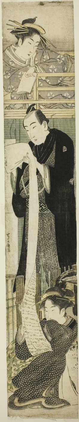 En Chushingura-parodi af Utagawa Toyokuni I