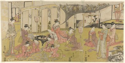 Kortspillet af Utagawa Toyokuni I