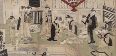 Fan Store Eijud? af Utagawa Toyokuni I