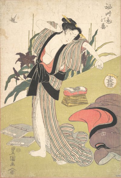 Gøgens første besøg. af Utagawa Toyokuni I