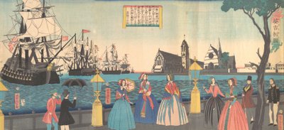 England Igirisukoku, 2. måned, 1865. af Utagawa Yoshitora