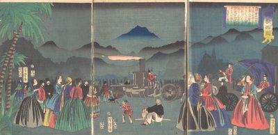 Frankrig furansukoku, 2. måned, 1865. af Utagawa Yoshitora