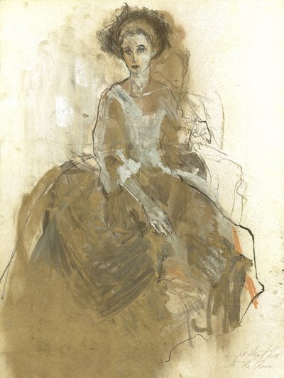 Portræt af en elegant dame af Ute Rathmann