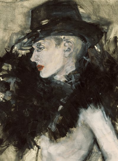 Elegant sort hat til kvinder af Ute Rathmann