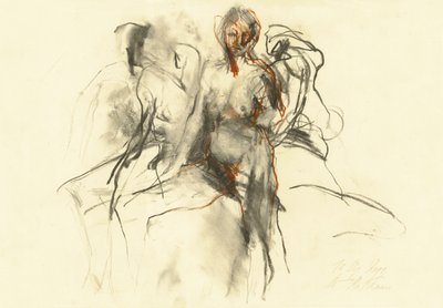 Udtryksfuld figurtegning af Ute Rathmann