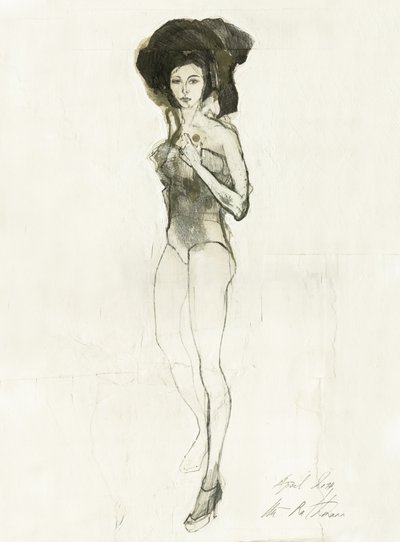 Modetegning af Ute Rathmann