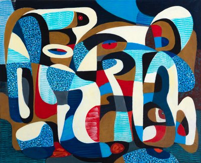 Bird Dream, 2019 (akryl på lærred) af Vadym Vaskovsky