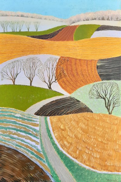 Early Spring In The County, 2022 (olie på lærred) af Vadym Vaskovsky
