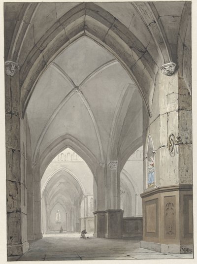 Kerkinterieur af Valentijn Bing