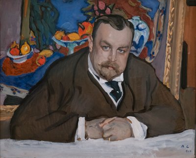 Portræt af Ivan Abramovich Morozov af Valentin Aleksandrovich Serov