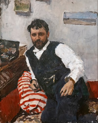 Portræt af maleren Konstantin Korovin af Valentin Aleksandrovich Serov