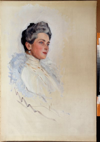 Portræt af prinsesse Zenaide Youssoupoff af Valentin Aleksandrovich Serov