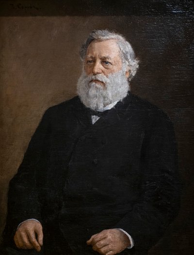 Portræt af Timofey Savich Morozov af Valentin Aleksandrovich Serov