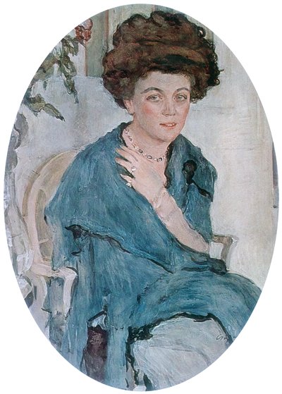 Portræt OP Elena Olive, af Valentin Aleksandrovich Serov