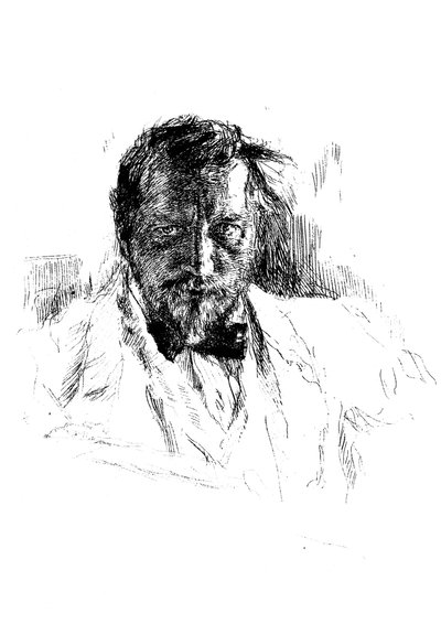 Selvportræt, 1898. af Valentin Aleksandrovich Serov