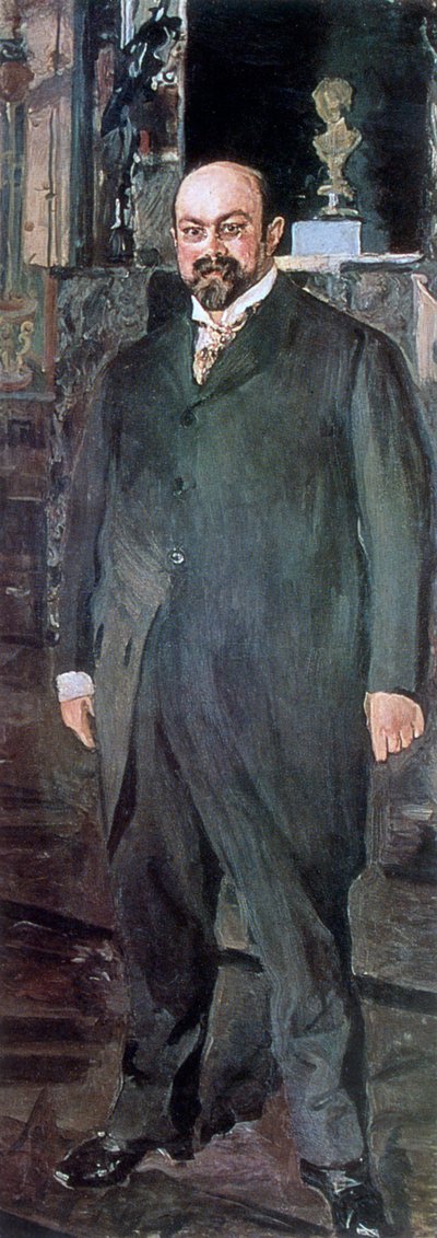 Portrait of Mikhail Abramovich Morozov, 1902dani af Valentin Serov